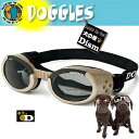 ドグルズ シャンパンゴールド（クローム）Doggles ILS（犬用ゴーグル・サングラス）ドグルス 正規品 サイズXL ilsゴーグル