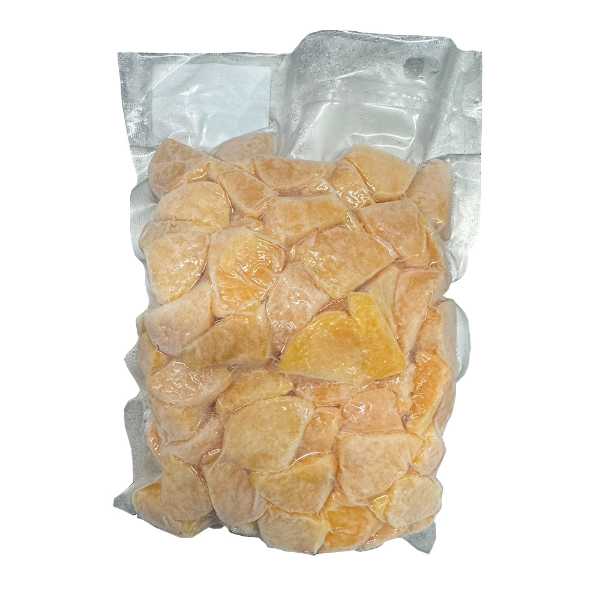 DISM & Co.の【本日P最大4倍★最大500円OFFクーポン】 秋王 1kg 500g×2パック 冷凍柿 福岡県産 高級柿 ブランド柿 柿 かき カキ 冷凍フルーツ デザート お取り寄せ グルメ ギフト 贈り物 贈答用｜アングル2