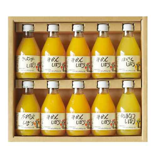 和歌山 伊藤農園 無添加 ストレート 100% 柑橘ジュース 5種 飲み比べ セット 温州みかん きよみ はっさく あまなつ 不知火