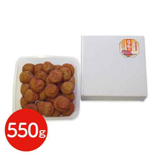 蜂蜜梅 - 紀州南高梅 梅干し 蜂蜜梅 はちみつ梅 紀の和み 550g 白箱 塩分8% 和歌山県産 みなべ町 特選紀州梅干 認定品 和歌山県認証品 自家農園 れんげ蜂蜜 レンゲ 甘口 うめぼし 完熟梅 漬物 お中元 お歳暮 ギフト