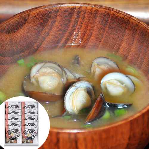 宍道湖産 大和しじみ 使用 食べる しじみ 味噌汁 10食 セット 島根県産 レトルト ...