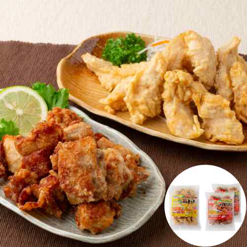 樂天商城 - 大分名物 豊後 とり天 唐揚げ セット 鶏肉 国産 惣菜 冷凍 おかず お弁当 お惣菜 ギフト 詰め合わせ ご当地グルメ 九州 とり天500g 唐揚げ300g×2