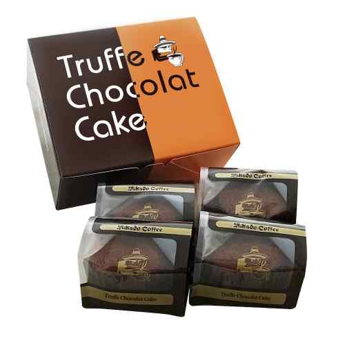 ミカド珈琲 トリュフショコラケーキ 4個 スイーツ 焼き菓子 チョコレートケーキ 洋菓子 お取り寄せ 東京 日本橋 老舗 軽井沢 ギフト プレゼント 贈り物 内祝い お返し 手土産 個包装
