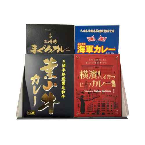 神奈川 横浜 三浦半島 ご当地カレー 4種セット 食べ比べ 横濱 よこすか 葉山 三崎 名物 ギフト ddiissmm-10040684 DISM & Co. サンプル画像2