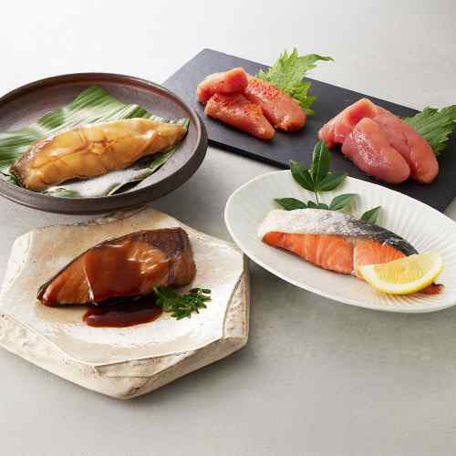 山陰大松 氷温熟成 魚惣菜 魚卵 5種 詰め合わせ 辛子明太子 たらこ かれい 醤油煮 ...