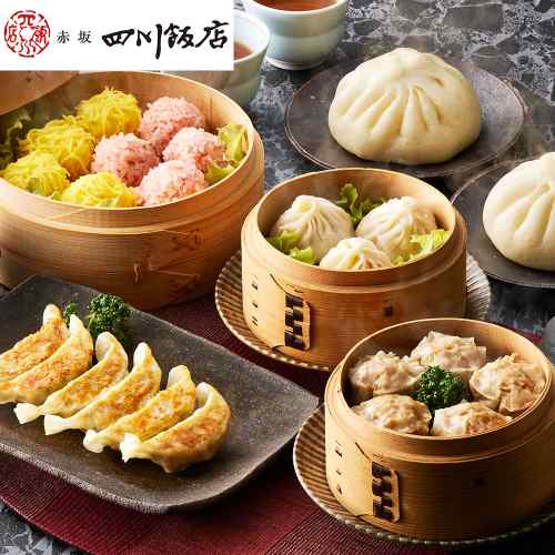 樂天商城 - 赤坂四川飯店 監修 点心 6種 セット 餃子 肉まん 焼売 小籠包 錦糸焼売 珍珠丸子 計32個 冷凍 中華 惣菜 詰め合わせ 陳建一 中華の鉄人 有名店 名店 お取り寄せ グルメ ギフト 御歳暮 お歳暮 御中元 お中元 母の日