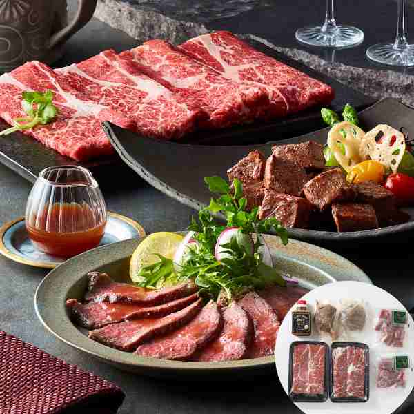 お取り寄せグルメ 牛肉 ギフト プレゼント お歳暮 お中元 内祝い 高級 鉄板焼き ワイン 堀 北新地 アンガス牛 ステーキ 焼きすき しゃぶしゃぶ ローストビーフ 詰め合わせ 肉 惣菜 冷凍 贈り物 御祝 贅沢 ddiissmm-10034864 DISM & Co. パッケージ画像