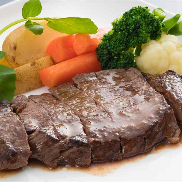 佐賀牛 レンジDEステーキ 80g 8個 ステーキ 牛肉 モモ肉 もも肉 和風ソース 惣菜 ...
