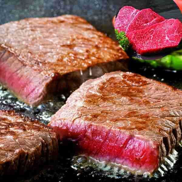 赤城牛のとりやま 赤城和牛 モモステーキ 450g 150g×3枚 群馬県産 黒毛和牛 牛肉 ...