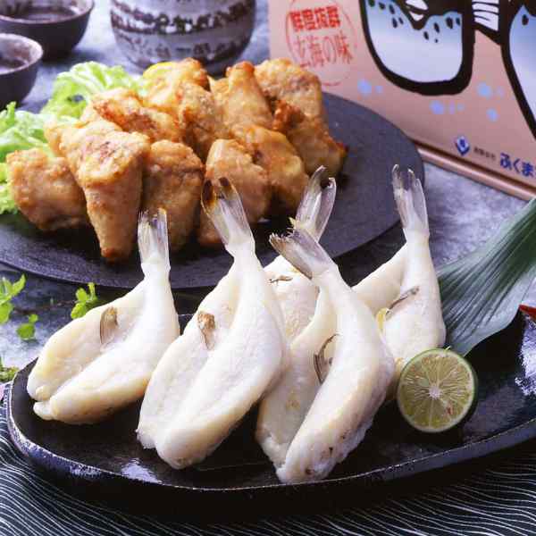 類似商品はこちら 福岡県産 玄界灘 しろさばふぐ 唐揚げ 406,600円 玄界灘産 しろさばふぐ 一夜干し 400g 6,900円 大分県産 豊後水道 とらふぐ 刺身 セット 7,700円 大分 豊後産 とらふぐ 刺身 三昧 セット 15,100円 とらふぐ 刺身 豊後産 しろさばふぐ 唐揚げ7,700円 玄海産 ふぐちり鍋 ふぐ鍋 フグ 鍋セット 8,300円 関とら本店 ふぐちり 鍋セット ふくちり 詰7,300円 関とら本店 ふぐちり 詰合せ 240g ふぐ5,700円 大分豊後産 とらふぐ 刺身 セット ふぐ刺し7,900円新着商品はこちら2026/8/25＼本日限定P5倍！更に最大1000円OFFクー26,400円2026/8/25＼本日限定P5倍！更に最大1000円OFFクー4,000円2026/8/25＼本日限定P5倍！更に最大1000円OFFクー4,500円再販商品はこちら2026/8/18＼店内全品P2倍！更に最大1000円OFFクー66,600円2026/8/18ベッド クイーン マットレス付き クイーンベッ107,500円2026/8/18ベッド クイーン マットレス付き クイーンベッ99,300円Powered by EC-UP2026/08/25 更新玄界灘の恵みを極める、贅沢なふぐ尽くし福岡県産「しろさばふぐ」を使用した、唐揚げと一夜干しのプレミアムセット。職人が厳選した新鮮なふぐを、素材の旨味を最大限に引き出す製法で仕上げました。ご家庭での特別なひとときや、大切な方への格調高い贈り物に最適です。至高の逸品商品のこだわりふぐ唐揚げ新鮮なしろさばふぐに秘伝の唐揚げ粉をまぶしました。外はサクッと、中はふっくらジューシーな極上の味わいをご堪能いただけます。ふぐ一夜干し低塩にこだわり、ふぐ本来の淡麗で奥深い旨味を丁寧に凝縮。軽く炙るだけで、上品な香りと豊かな風味が広がります。 DISM & Co. VISUAL GALLERY 玄界灘で獲れた新鮮なしろさばふぐに唐揚げ粉をまぶしました。簡単に揚げるだけ、低塩にこだわり丁寧に仕上げた一夜干しとセットお届けします。■配送不可地域：離島は配送不可■温度帯：冷凍■原材料名／食品添加物：●しろさばふぐ(福岡県産)、小麦、澱粉、食塩、コショー、砂糖、ぶどう糖、調味料(アミノ酸等)、香料(原材料の一部に小麦を含む)■保存方法：要冷凍(-15°C以下)で保存してください■賞味期限：出荷日より60日　※出荷準備・配送日数の関係で、到着時に賞味期限が数日短い場合がございます。■規格：しろさばふぐ唐揚げ300g、しろさばふぐ一夜干し300g■サイズ(mm)：320×230×100■ギフト対応：・ギフト包装：×・二重包装：〇・熨斗対応：〇・のし表書き：〇・のし名入れ：〇■発送の目安：ご注文後（決済確認後）、5営業日以内の発送予定。
