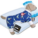 \本日最終300円オフ/ 犬服 恐竜柄の可愛いパジャマ ( 超小型犬 小型犬用 ) 【犬の服2点購入で送料無料】 ロンパース おしゃれ チワワ トイプードル ミ...