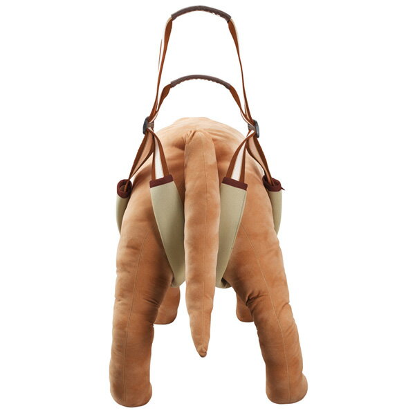 中型犬、大型犬用 歩行補助ハーネスLaLaWalkSTEP 後ろ足用 ウッドブラウン 介護ハーネス ララウォークステップ 介護用ハーネス 介護用品 ゴールデンレトリバー ラブラドールレトリバー ウイペット グレートデーン等 株式会社トンボ with