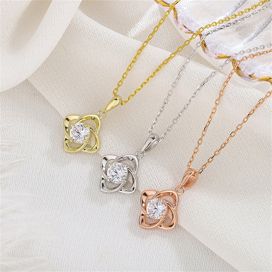 樂天商城 - 【15%OFF×最大P10倍★マラソン】ネックレス 花 キラキラ リーフ レディース 葉 女 彼女 可愛い 冠婚葬祭 結婚式 アクセサリー シルバー999 デイリー 喪服 お葬式 長め 短め リング プレゼント シルバー ゴールド ローズゴールド シンプル おしゃれ 人気