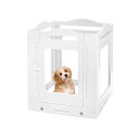 【10%OFFクーポン!7/18感謝デー限定!】サークル 犬 ドッグサークル ペットサークル ドア付き 4枚セット 小型犬 中型犬 ケージ 犬用品 犬 犬用 老...
