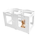 【10%OFFクーポン!7/18感謝デー限定!】サークル 犬 ドッグサークル ペットサークル ドア付き 7枚セット 小型犬 中型犬 ケージ 犬用品 犬 犬用 老...