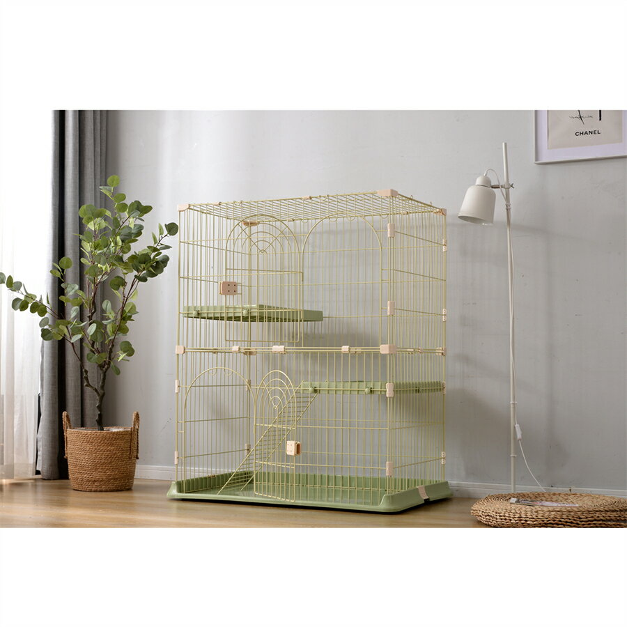 おしゃれ 猫 ケージ キャットケージ 2段 猫ゲージ おしゃれ キャットハウス ネコ ハウス 多段 留守番 ..