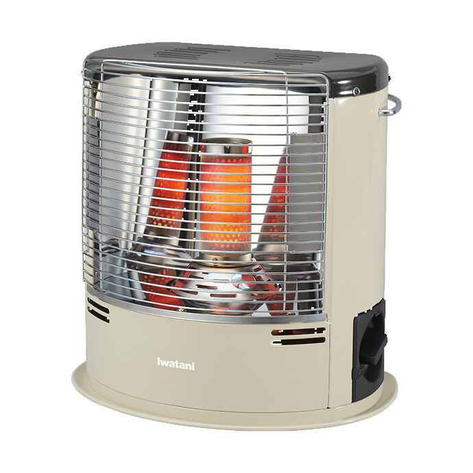 イワタニ カセットガスストーブ デカ暖II CB-STV-DKD2 アイボリー 木造(戸建)4畳 コンクリート(集合)5畳 軽量　コードレスのサムネイル