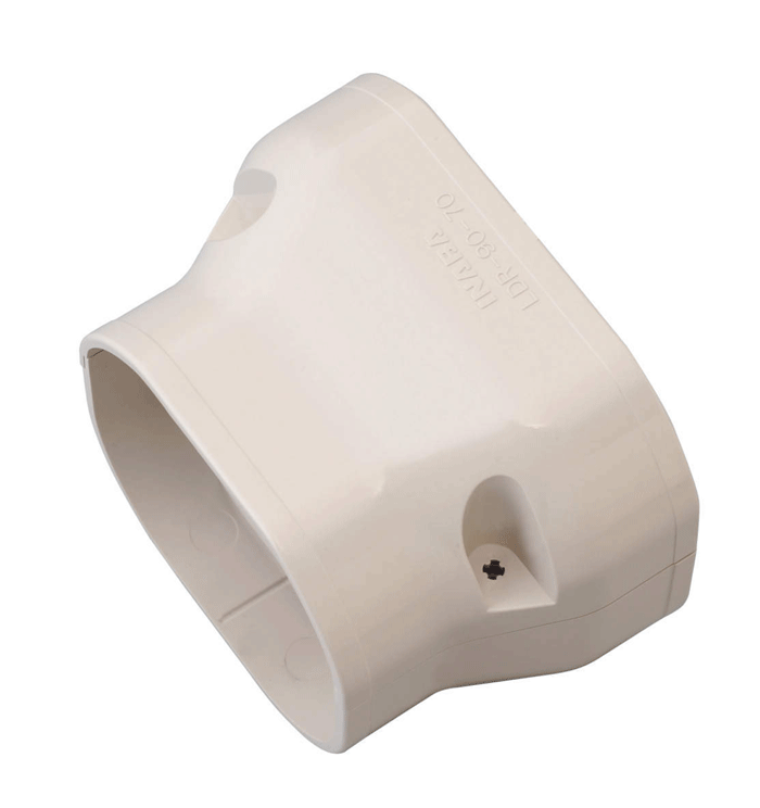 因幡電工 異径ジョイント LDR-90-70-I アイボリー スリムダクトLDシリーズ