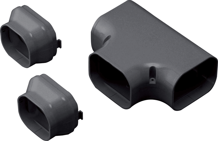 因幡電工 T型ジョイント LDT-90-K 黒 ブラック 分岐用 スリムダクトLDシリーズ