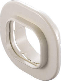 因幡電工　スリムキャップ LDWC-70-I LDWC70I アイボリー　壁貫通部用化粧プレート