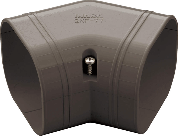 樂天商城 - 因幡電工　スリムコーナー平面45°　ブラウン　茶　SDシリーズ　SKF-140-B　SKF140B　イナバ　平面45°曲り　5個