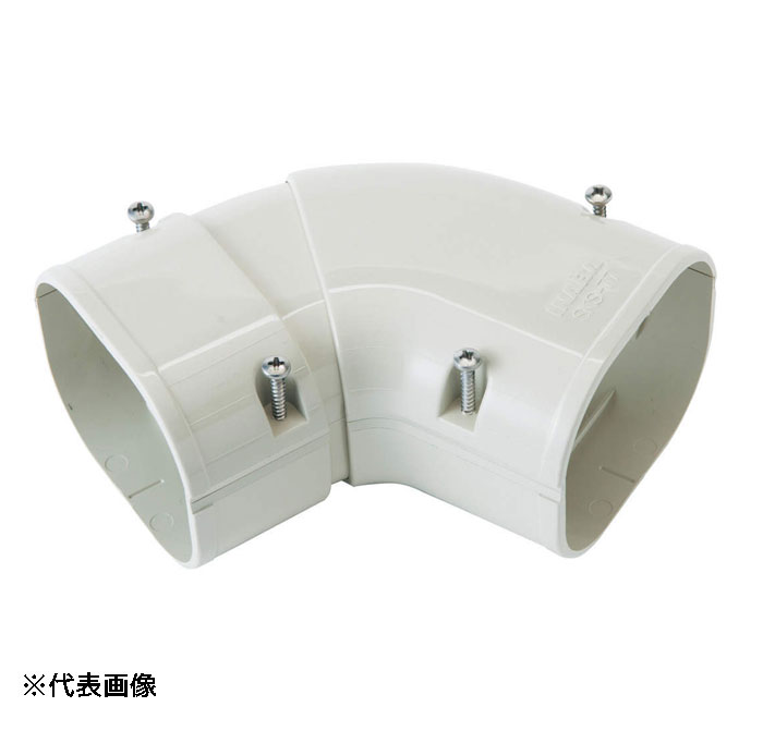 因幡電工　平面自在コーナー　アイボリー　SDシリーズ　SKS-77-I　10個