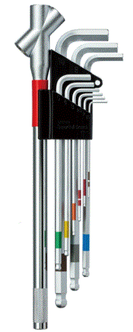 タスコ　スーパーボールレンチセット（トリプルハンドル付）　TA741SA-10