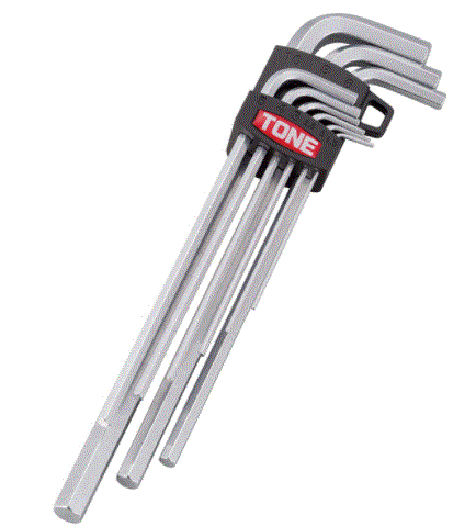 タスコ　ロング六角棒L形レンチセット　TA741TB