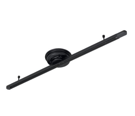 ヤザワ　薄型シーリング゛直付けダクトレール　1000mm 黒 LRD1001BK