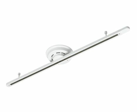 ヤザワ　薄型シーリング直付けダクトレール　1000mm 白 LRD1001WH