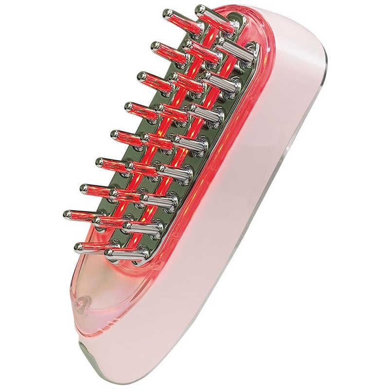 美ルル belulu ブリリアントヘアー ミニ ローズピンク KRD1066PK スカルプケア 頭皮ブラシ EMS RF温熱 赤色LED バイブレーション IPX5防水 USB充電式