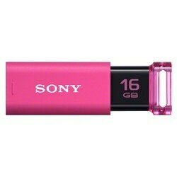 【送料無料】ソニー SONYUSM16GU/P USBメモリ ピンク [16GB /USB3.0 /USB TypeA /ノック式][USM16GUP]