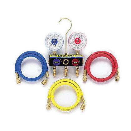 タスコ TASCO TA120K-1 ボールバルブ式マニホールドキット