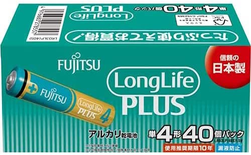 FDK 富士通 アルカリ乾電池 単4 Long Life Plus 40個パック LR03LP(40S)