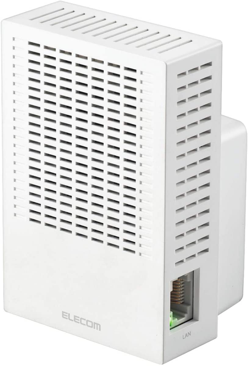 エレコム WiFi 無線LAN 中継器 11ac 867+300Mbps ハイパワータイプ WTC-C1167GC-W