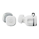 オーディオテクニカ audio-technica 完全ワイヤレス Bluetoothイヤホン (ピュアホワイト) ATH-SQ1TW2(WH)