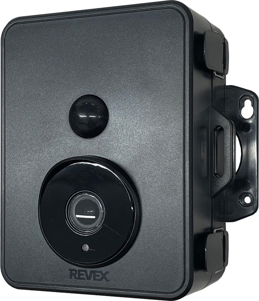 ■人が近づくと自動で撮影・録画microSDカード録画式 (別売り)。撮った動画は本体の液晶画面かパソコンで確認できる■連続撮影可能※別売りのACアダプター使用。ACアダプターは雨に濡れる場所では使用できません■電池式だから電源がない場所でもしっかり監視液晶画面付き、耐水IP66、100万画素、128GB対応、夜間赤外線撮影■取り付け方法マグネットや両面テープ、ネジで固定、市販のヒモやバンドで、市販のカメラスタンドで■人感センサー:上下方向 120度・左右方向 120度/感知距離 約5mまで※高さ1.5m設置時■赤外線ブラックLED:0.125W×6灯 (5ルクス以下の時)※夜間撮影時に赤く光りません。夜間撮影が多い場合は、別売りのACアダプターをご使用ください【仕　様】 ・サイズ(約):幅113×奥行57×高さ115mm ・本体重量(約):257g (電池含まず) ・素材・材質:本体/ABS(アクリロニトリル・ブタジエン・スチレン)樹脂 ・生産国:中国 ・電源:単3形アルカリ乾電池×6本 (別売り) または 専用ACアダプター X0505/X0505B (別売り) ※電池とアダプターの併用不可。充電池やマンガン電池はご使用できません ・電源スイッチ:ON/OFF、カメラ:CMOS-100万画素、 レンズ視野角:上下方向60度・左右方向100度 (高さ1.5m設置時) ・防水規格:IP66 ※雨がかかる場所もOK (電池使用時のみ) ※ACアダプターを使用する場合、雨に濡れる場所では使用できません ・録画媒体:128GBまでのmicroSDカード (別売り) ・液晶画面:3.0インチ 横58×縦44mm ・写真撮影サイズ/枚数:VGA・HD/3枚・5枚・10枚 ・動画撮影サイズ/時間:VGA・HD/15秒・30秒・60秒・連続 ※連続で使用する場合は、別売りのACアダプターをご使用ください ・タイマー撮影:1日のみ/毎日 ・データ保存形式:写真/jpg・動画/AVI ※上書き方式 ・使用温度範囲:-20度~45度 (結露等のないこと) ・取り付け方法:マグネット (内蔵)・両面テープ (付属)・ネジ (付属) ・ヒモ (市販)・マジックバンド (市販)