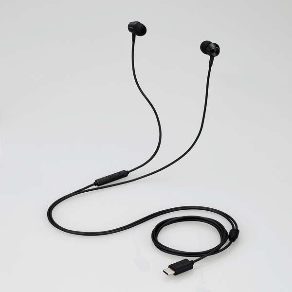 乐天商城 - エレコム デジタル式 USB Type-C ヘッドホン ブラック EHP-DF11CMBK