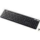 エレコム ワイヤレスキーボード TK-FDM110TKBK 薄型 メン...(2)