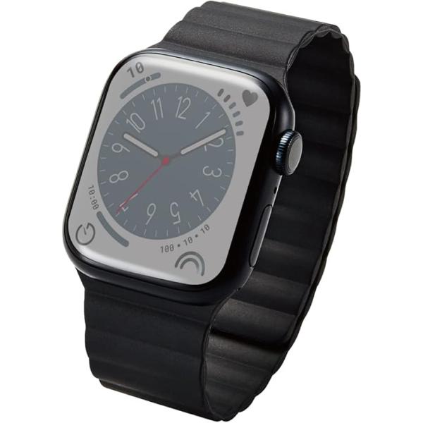 乐天商城 - [エレコム] アップルウォッチ Watch バンド 【41mm 40mm 38mm / SE2 SE 8 7 6 5 4 3 2 1 対応】 ブラック AW-41BDMAGBK