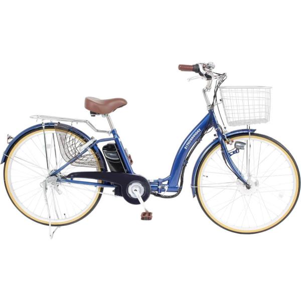 21テクノロジー(21Technology) DA263(コバルトブルー) 電動アシスト自転車 シマノ製3段変速 折りたたみ可 26インチ