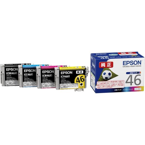 エプソン 純正 インクカートリッジ サッカーボール IC4CL46A1 4色パック