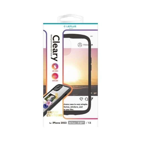 樂天商城 - iPhone 14 6.1インチ耐衝撃ハイブリッドケース 「Cleary」 ダークグレー LN-IM22PLCGY