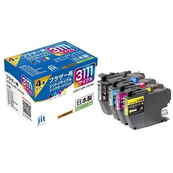 �ߴ��ꥵ�����륤�󥯥����ȥ�å� [�֥饶�� LC3111-4PK] 4�����å� JIT-B31114P