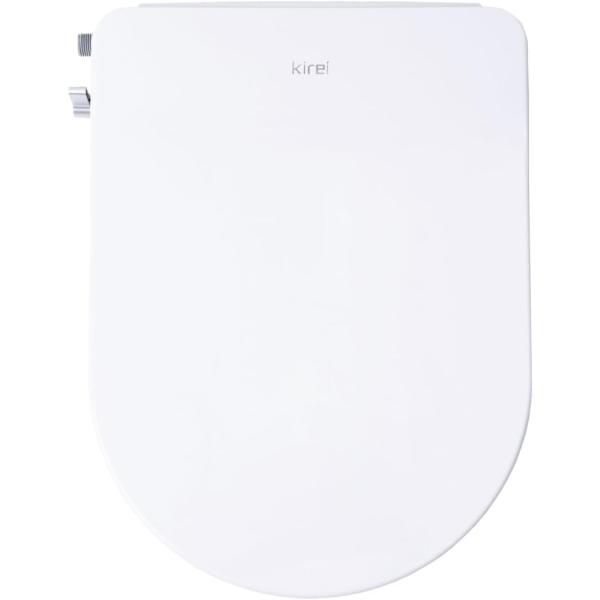 杉半 水圧式洗浄便座 電源不要 災害対策 W洗浄ノズル ゆっくりクローズ Kirei SG-001（接続部:プラスチック） ピュアホワイト