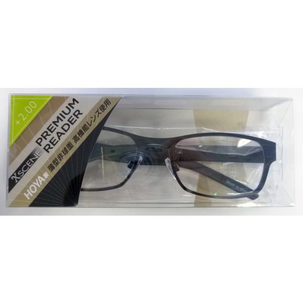 ���˥����饹 +2.0XSCENE PREMIUM READER HOYA��� XS�ץ�ߥ���HO01+2.0
