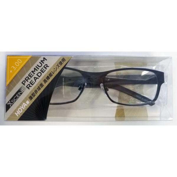���������� ���˥����饹 +3.0 XSCENE PREMIUM READER HOYA��� XS�ץ�ߥ���HO01+3.0 ���ʼ���A