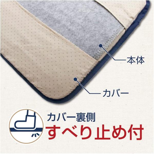 訳あり 箱不良 ゼピール 足温器 気になるニオイを瞬間消臭 ネイビー DSO-Y20M-NV(F)