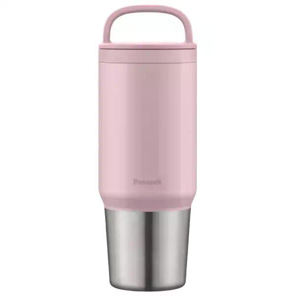 乐天商城 - ピーコック 【ハンドル付き・食洗器対応】 ピーコック 水筒 マグボトル 800ml 蓋付き ステンレスボトル 洗いやすい 保温保冷 パウダーピンク AEF-80 PP