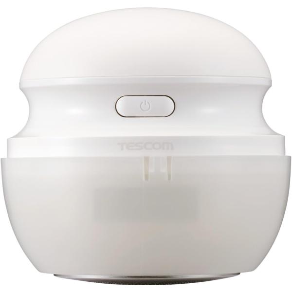 毛玉クリーナー 乾電池式 6枚刃 着たままアタッチメント 海外OK 毛だまトレタ ホワイト TKD45A-W...